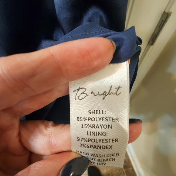 New navy mini dress B. right - Picture 6 of 6